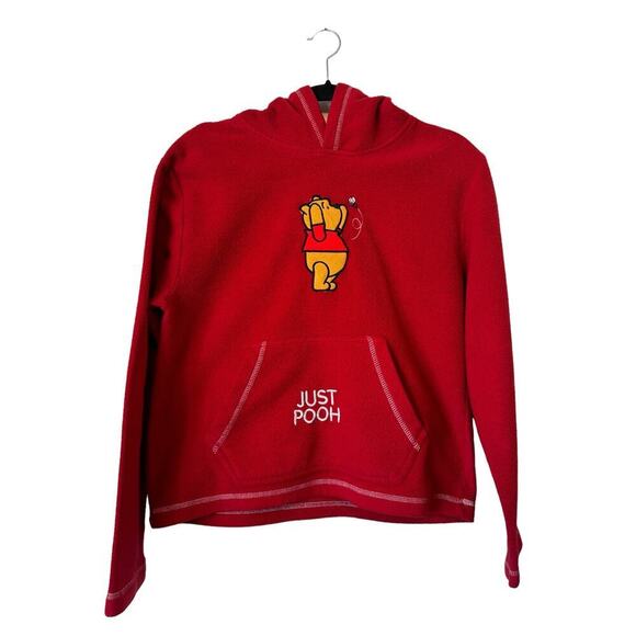 Vintage Winnie the Pooh : 100 Acre Collection - Just Pooh Fleece Hoodie - size S - Picture 1 of 11